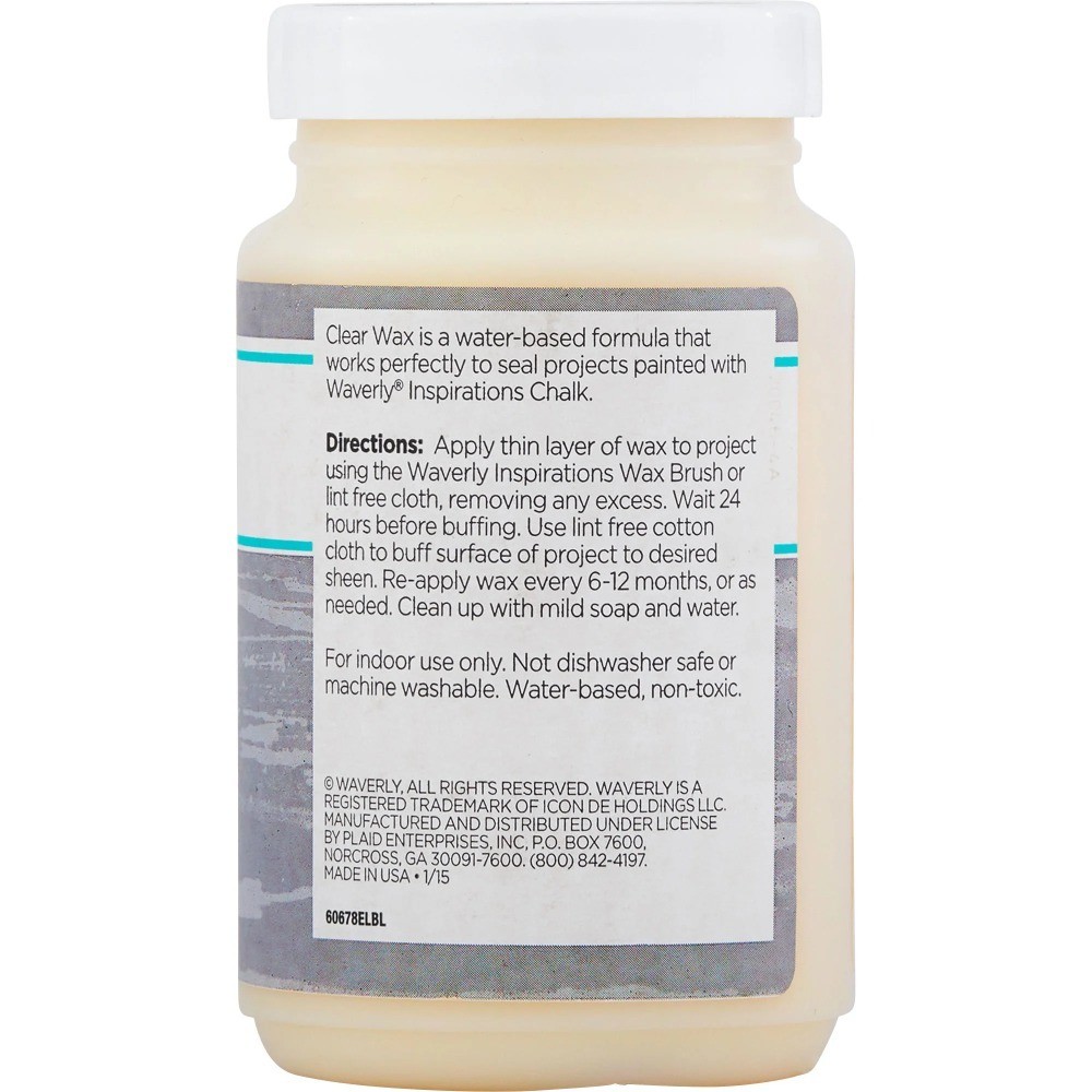 Chalk Paint Finishing Wax for Furniture Ultra Matte Clear Coat 8 fl oz