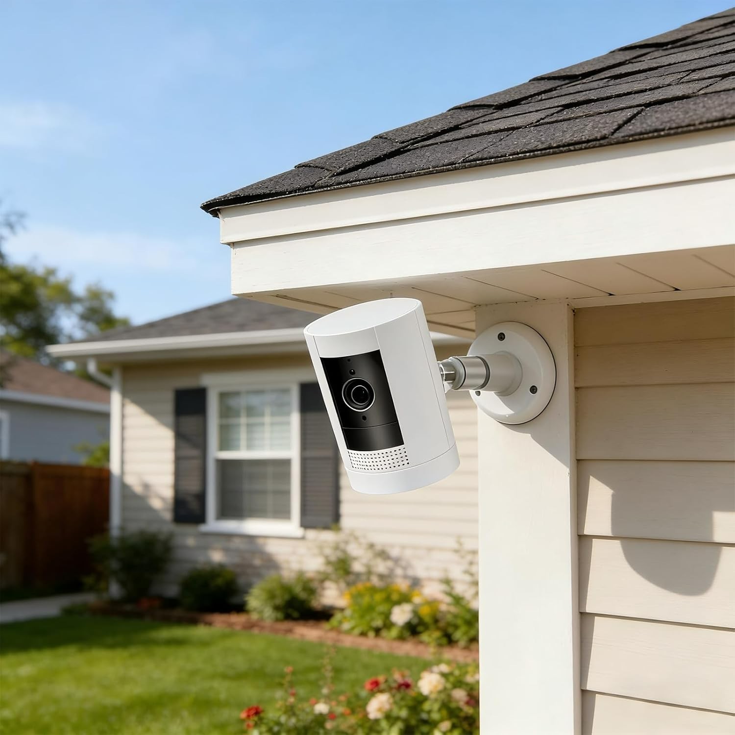 Durable Adjustable Camera Wall Mount - 2-Pack for Optimal Security Monitoring