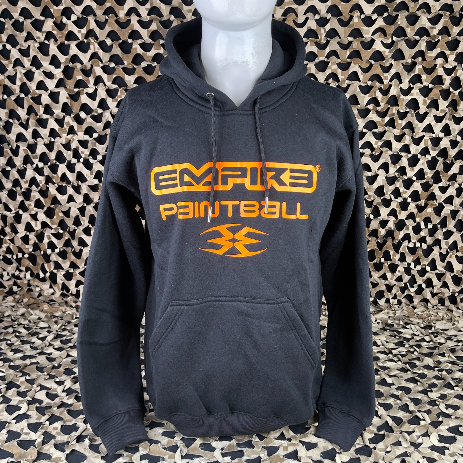 NEW Empire Paintball Hooded Pull Over Sweatshirt - Black - X-Large