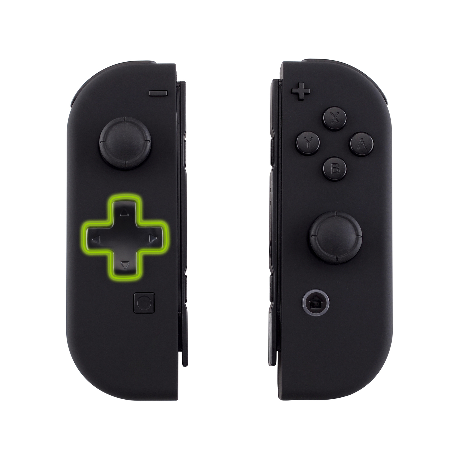 Soft Touch Black Dpad Version Housing Shell Buttons for Nintendo Switch Joy-Con