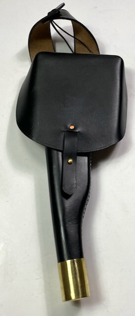 CIVIL WAR US CSA CONFEDERATE UNION M1860 SADDLE POMMEL PISTOL HOLSTER-BLACK