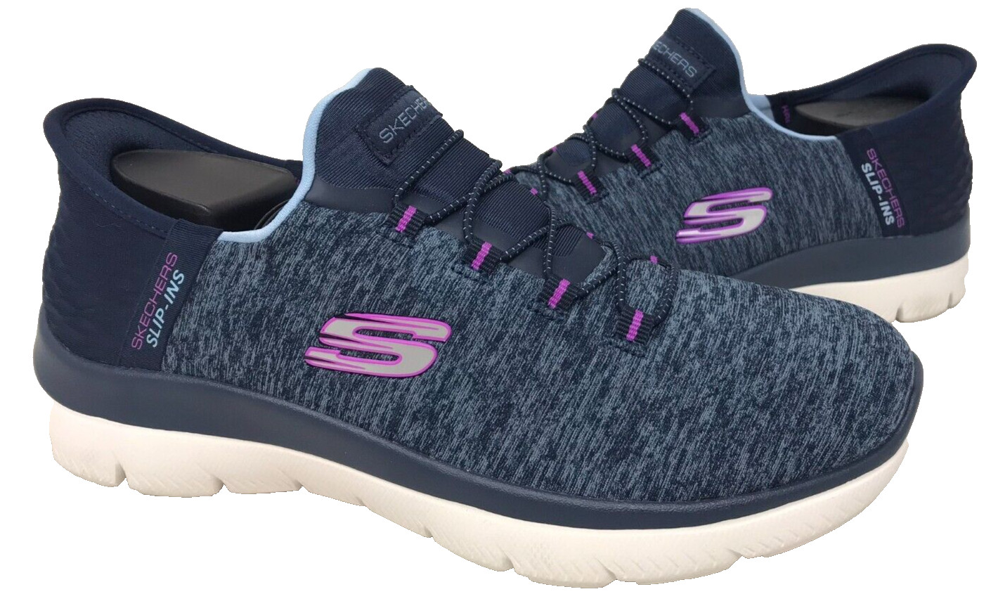 Skechers Women's Slip-Ins Summits Dazzling Haze Walking Shoes Navy Size:7 87O