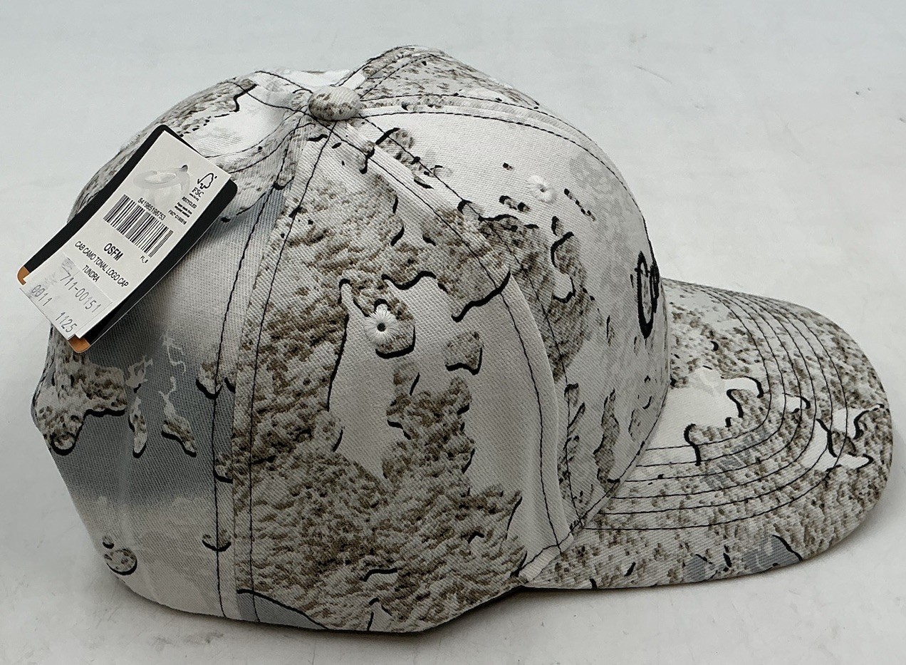 Cabela’s Outfitters Camo Tonal LogoTundra White Adjustable Cap Hat $25
