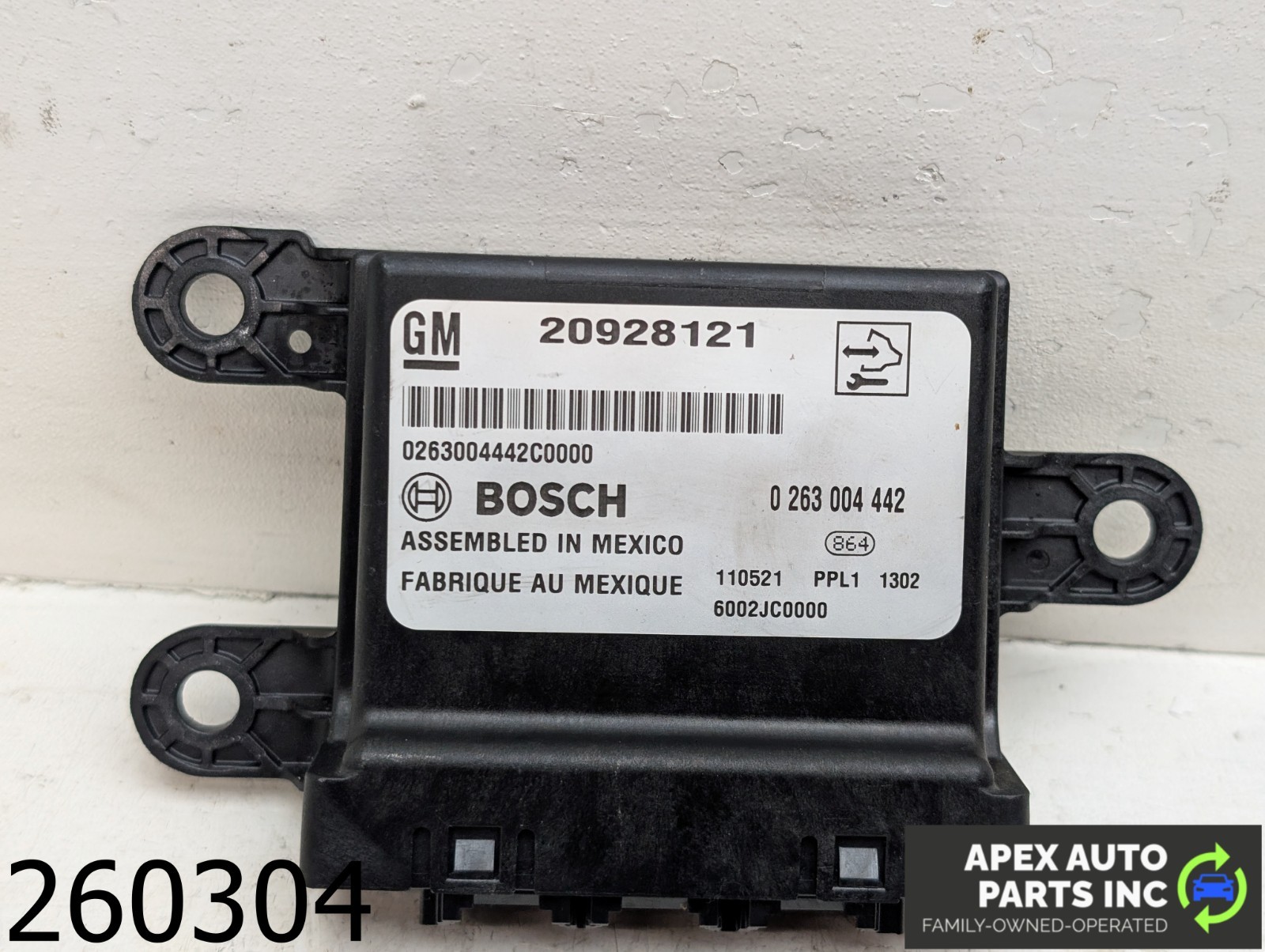 OEM 2011 Cadillac SRX 3.0L  PARKING PARK ASSISTANCE CONTROL MODULE UNIT