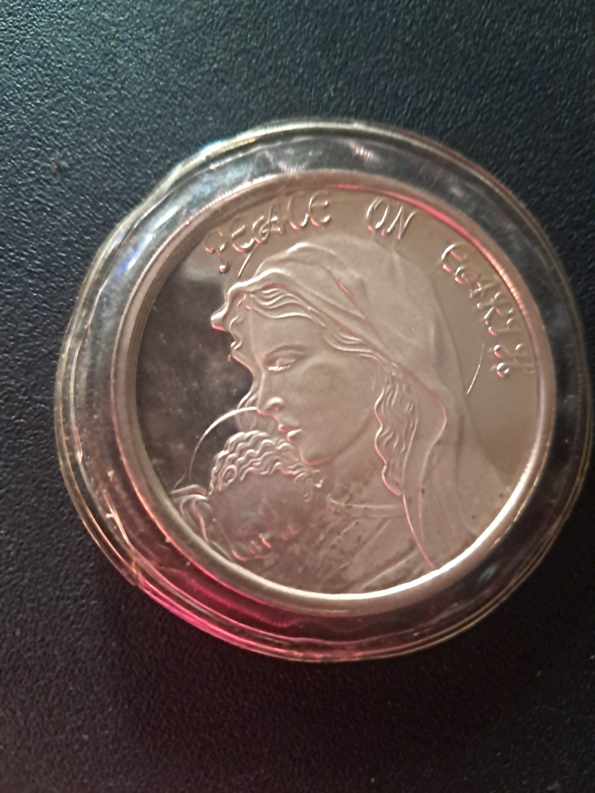 1988 1 Troy Ounce .999 Fine Silver Jesus on Earth Round Coin Silver Collectible