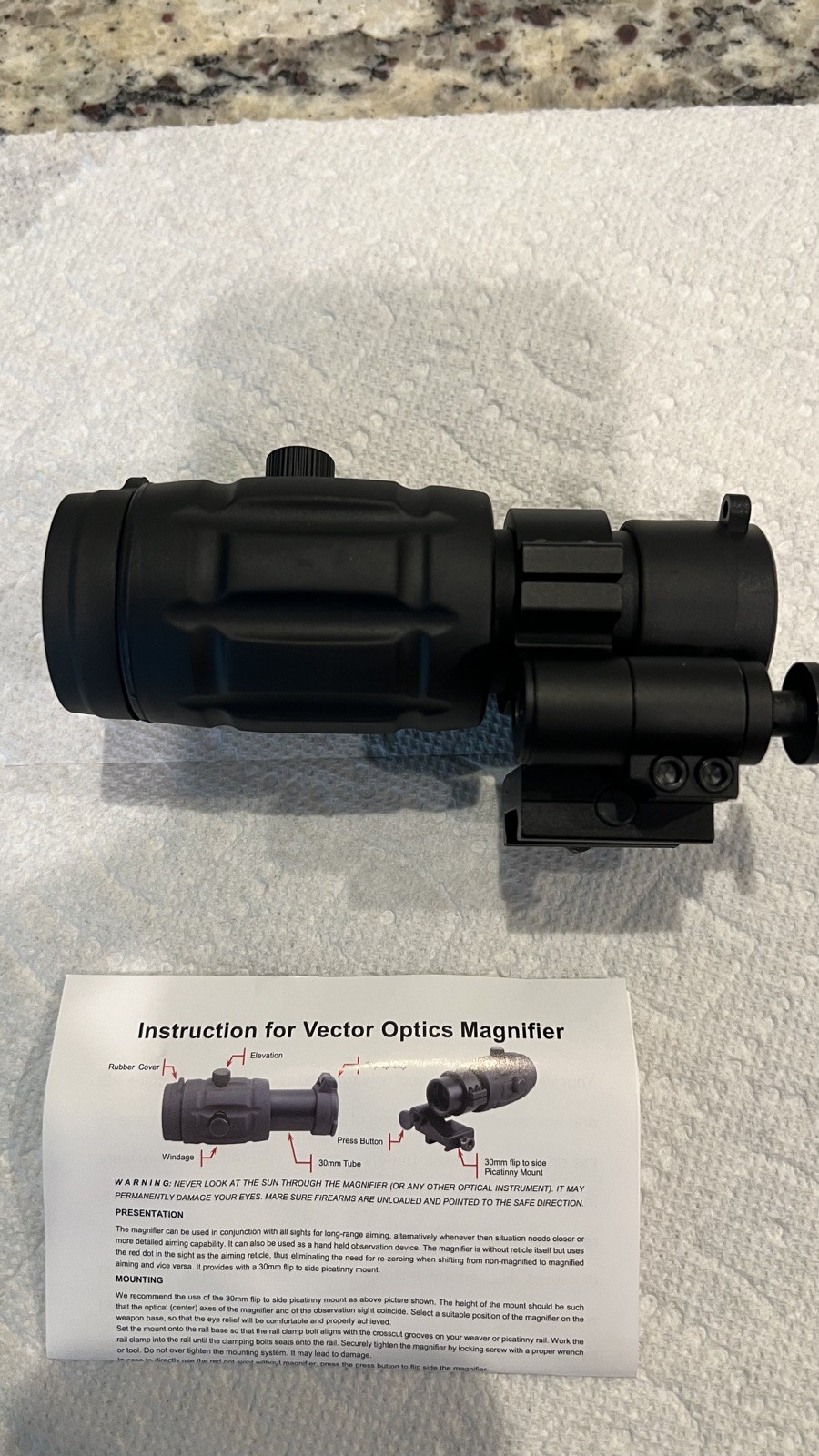 Vector Optics Micro 3x Magnifier