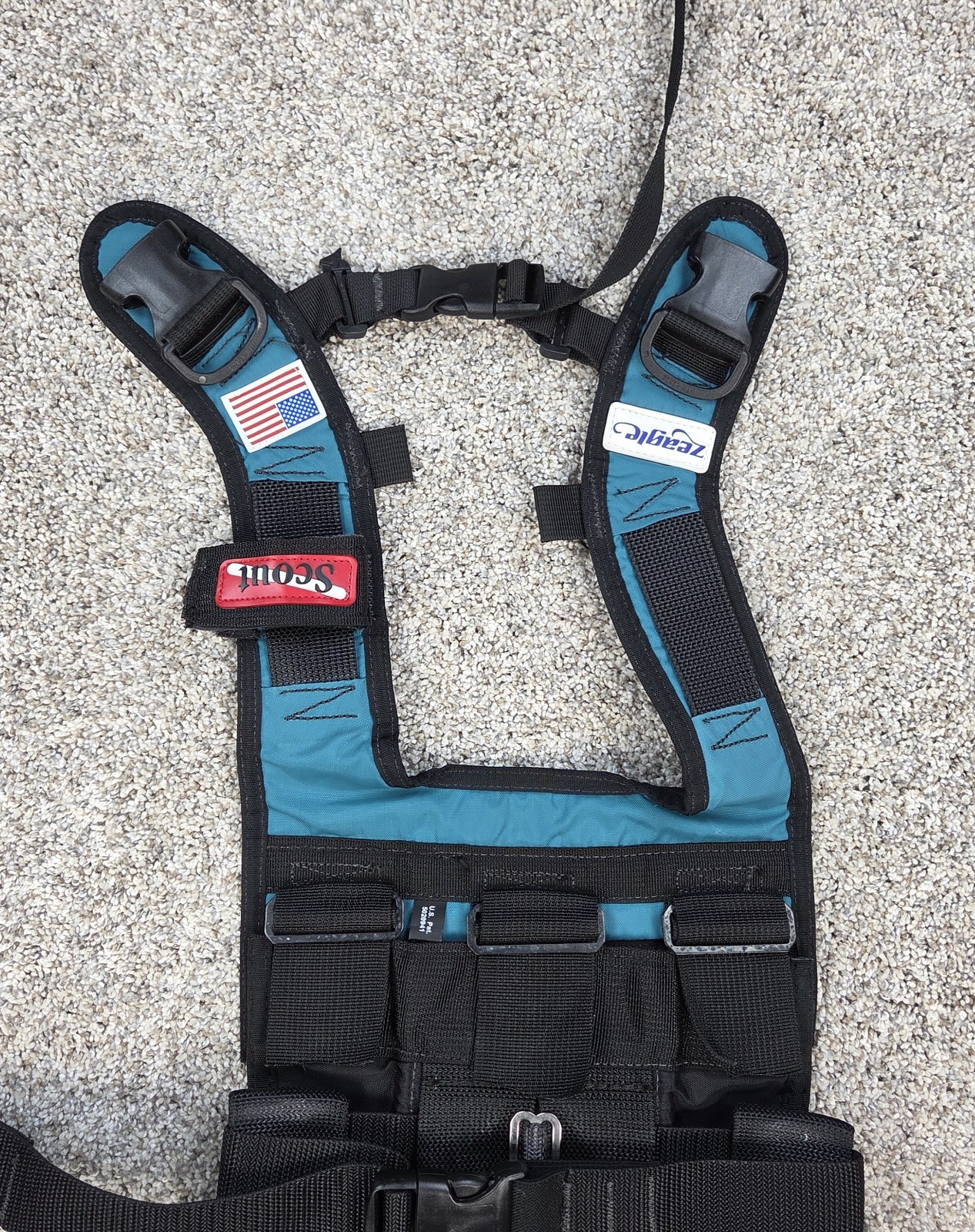 Vintage Zeagle Scout BCD Scuba Diving Buoyancy Compensator SMALL