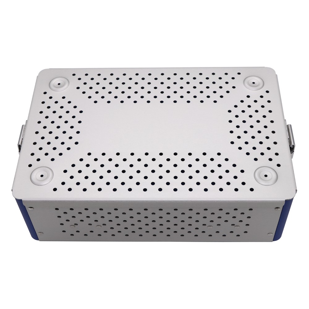 1pc Aluminum Sterilization Tray Case for General Purpose Surgical Instruments-US