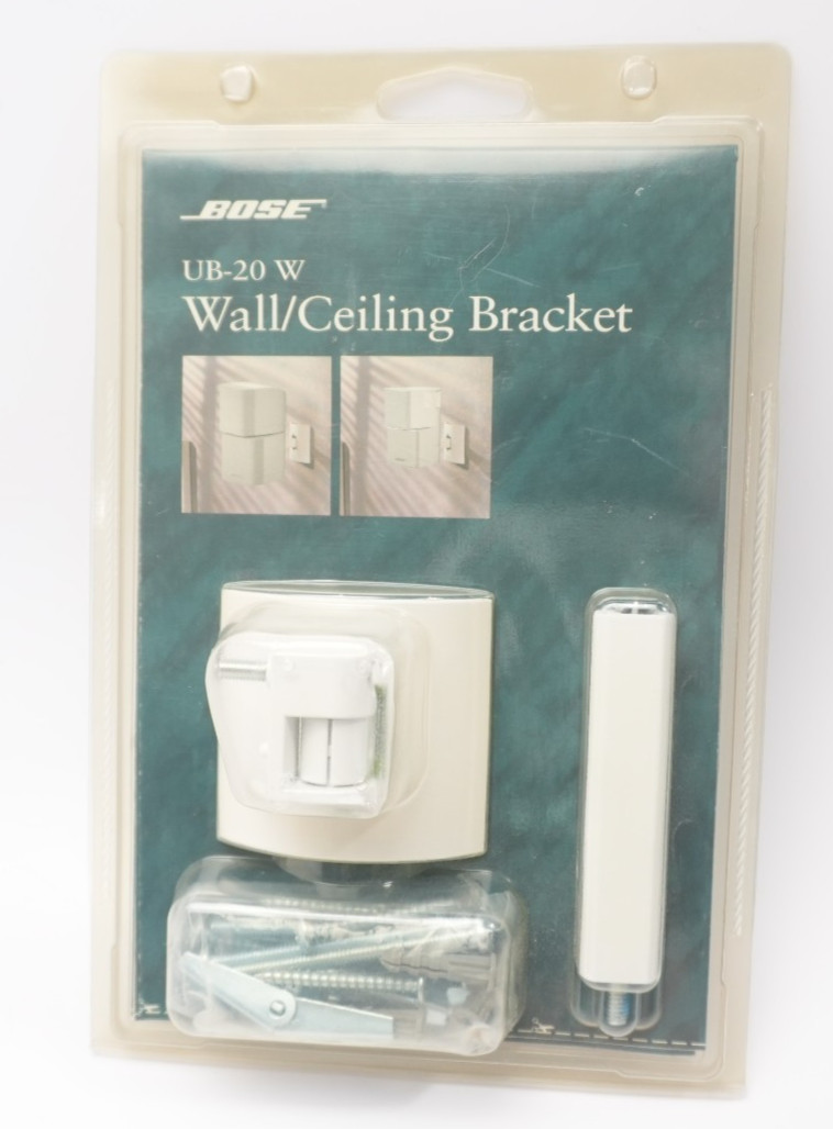 NEW Bose UB-20W Wall/Ceiling Cube Speaker Mounting Bracket (White)