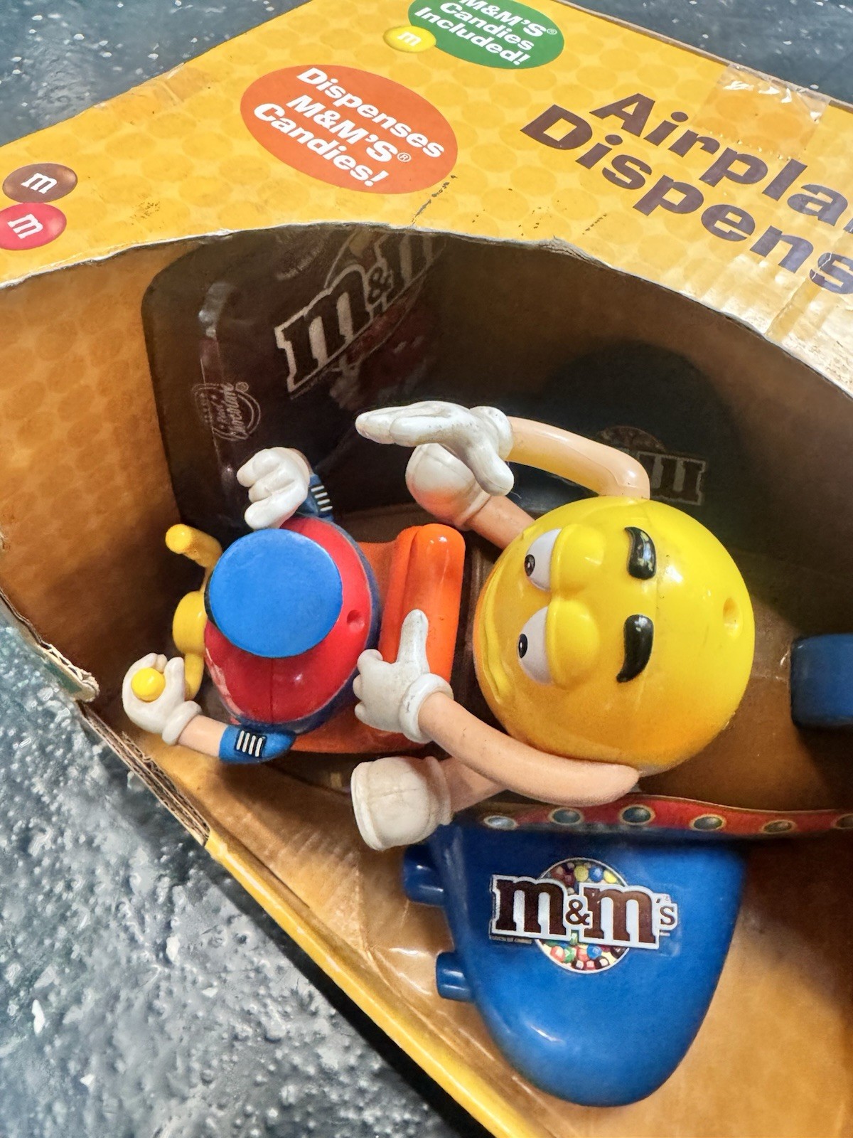 M&Ms Airplane DIspenser
