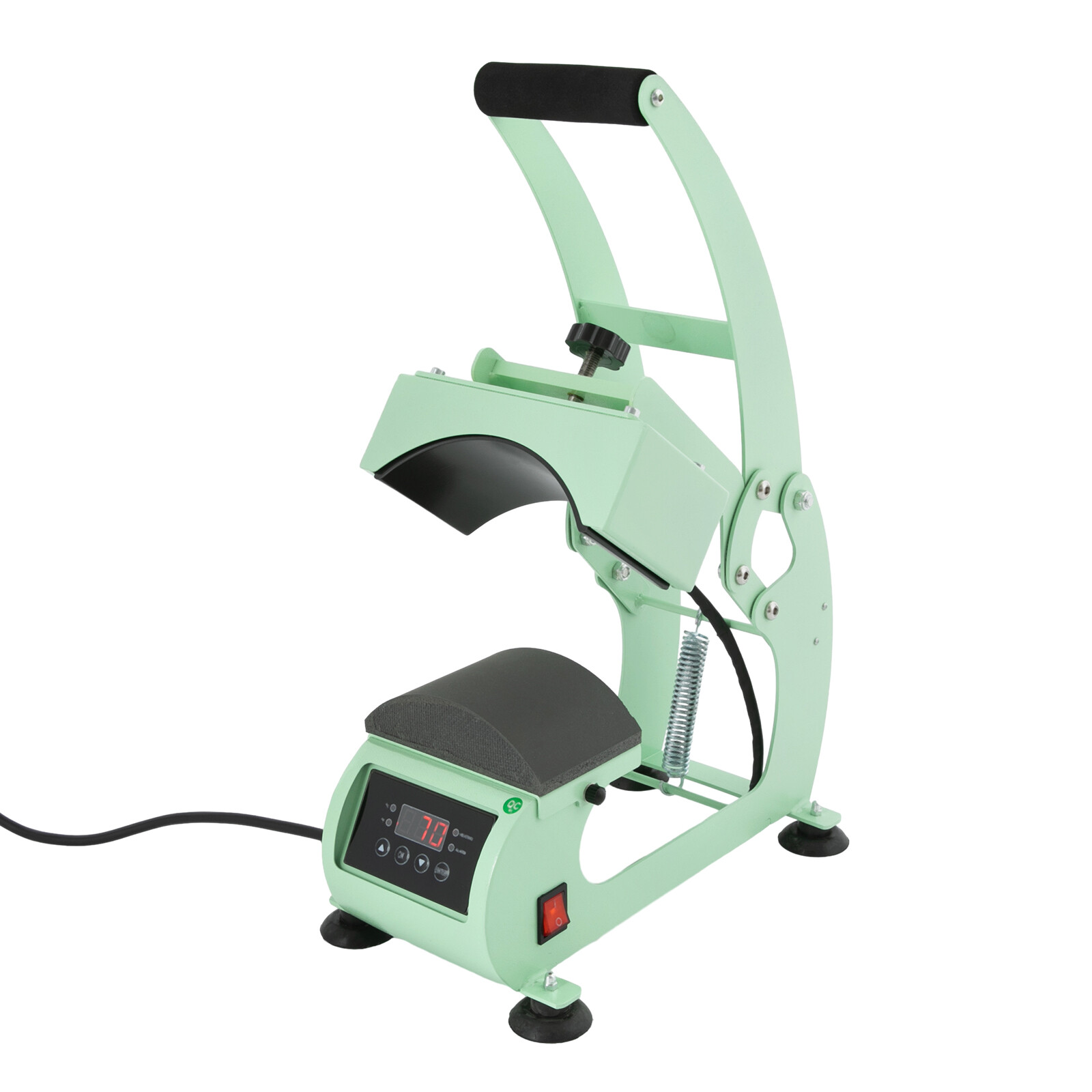 2-In-1 Hat Heat Press Machine Heating Plate Temperature Control Press Machine