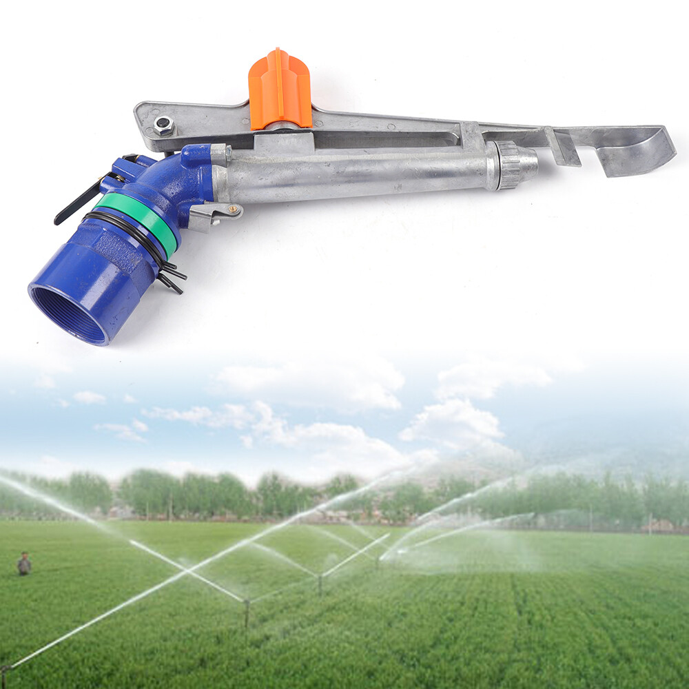 2.62" 360°Large-Area Garden Farm Irrigation Sprinkler Watering Spray Gun 65-80m