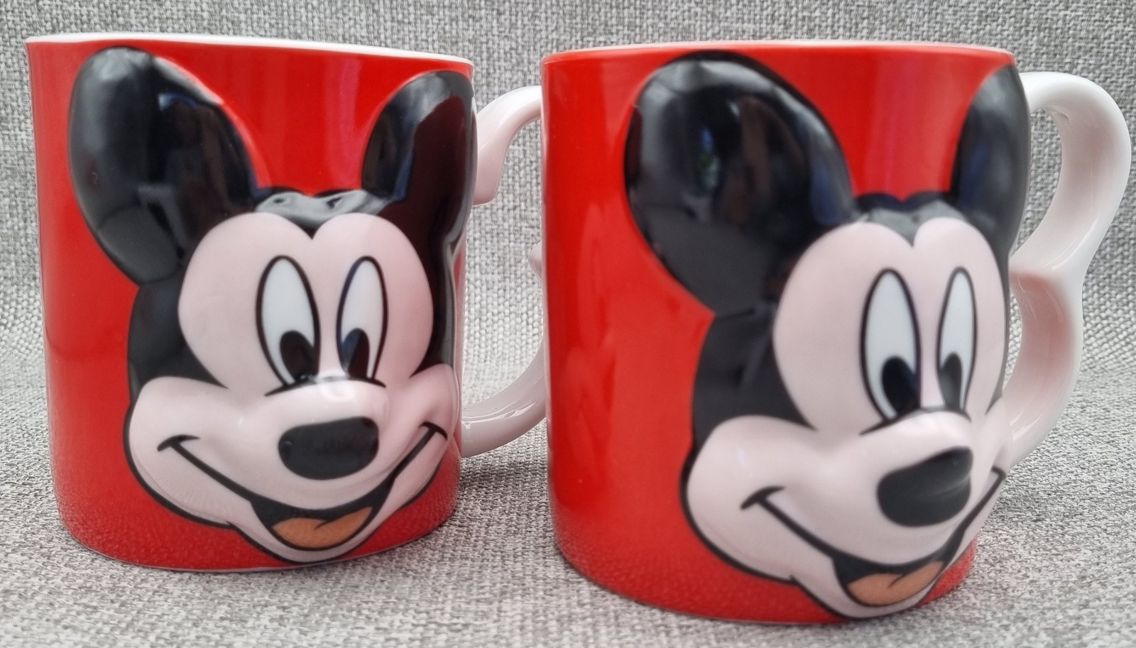 Set Of 2 Disney Mickey Mouse 3D Mugs