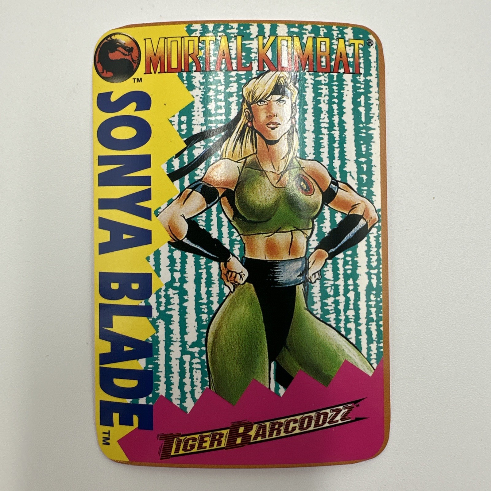 Mortal Kombat Tiger Barcodzz Card Lot Of 20 Sub Zero Scorpion Rayden Free Ship