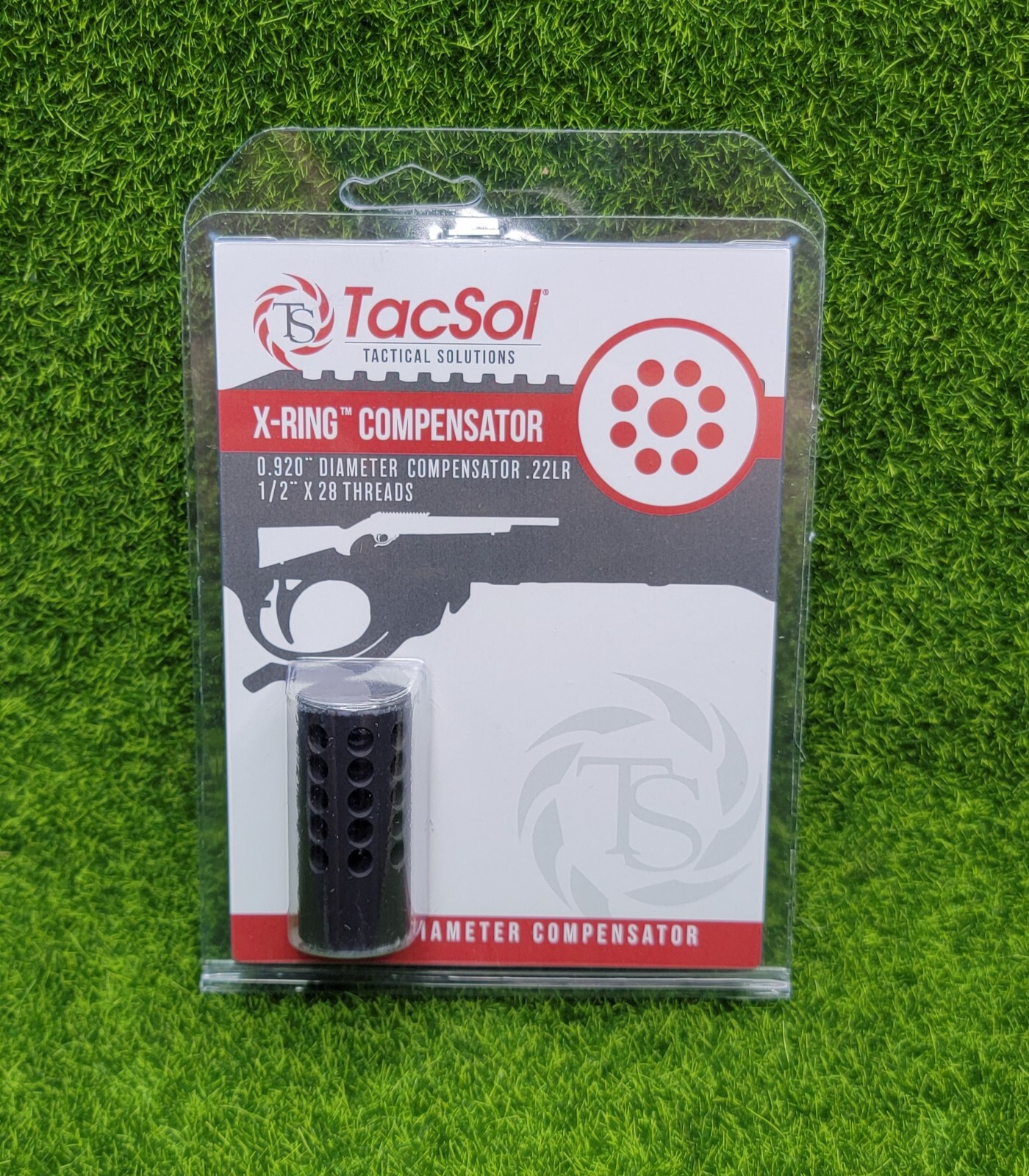 Tactical Solutions X-Ring Ruger 10/22 1/2x28 .920 Compensator Matte - 1022CMP-MB
