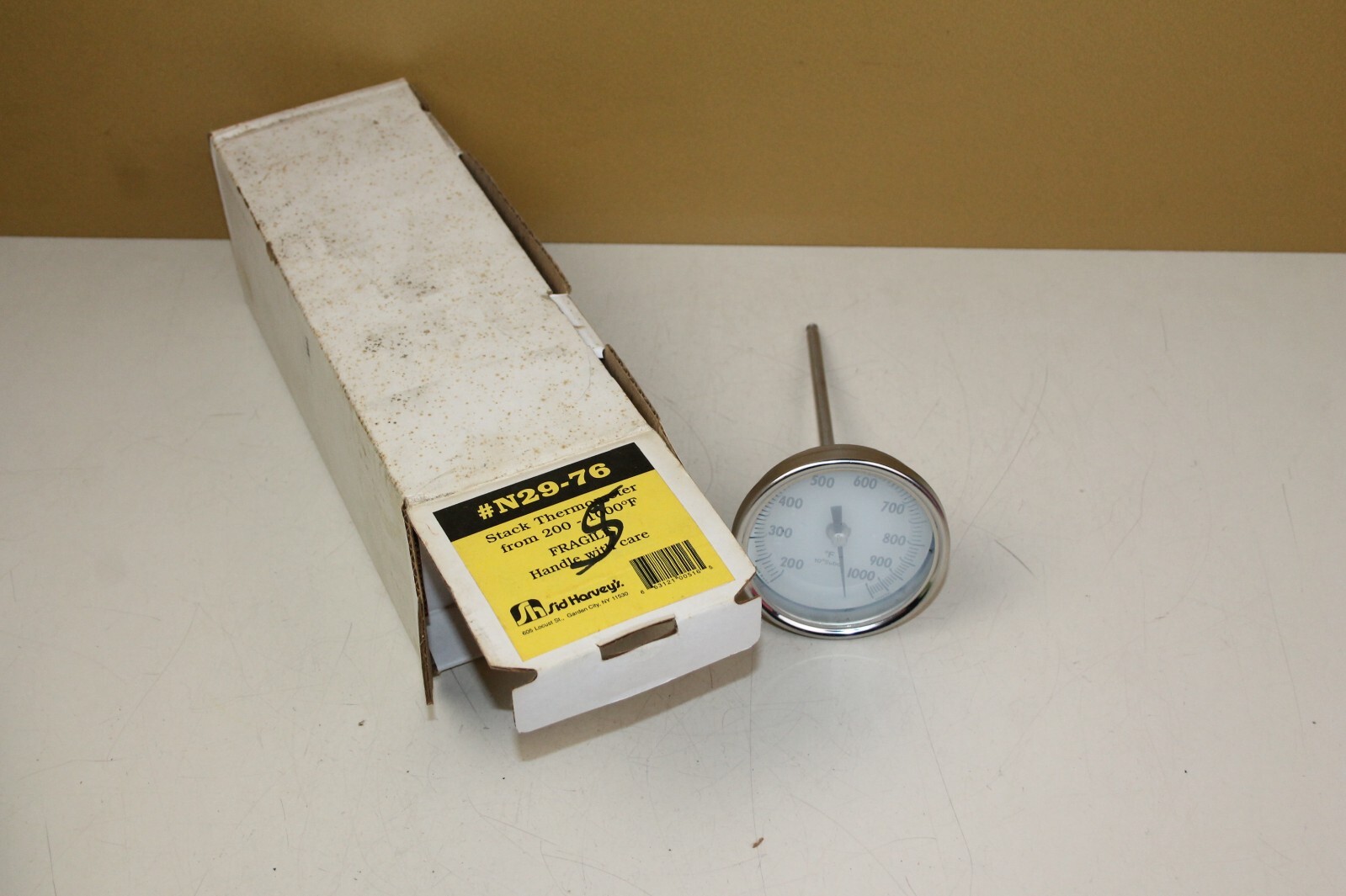 Sid Harvey's Stack Thermometer 200-1000°F N29-76 NOS