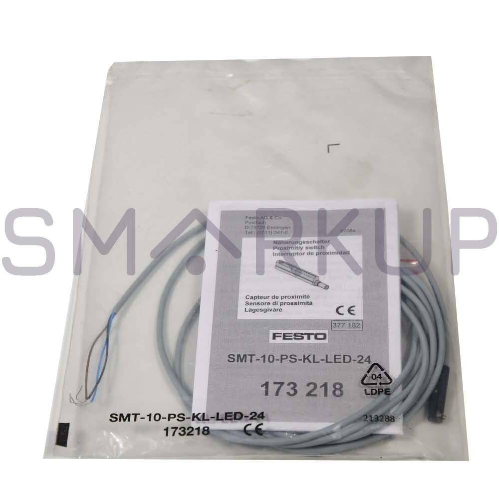 New In Box FESTO SMT-10-PS-SL-LED-24 PLC Proximity Switch Sensor Cable