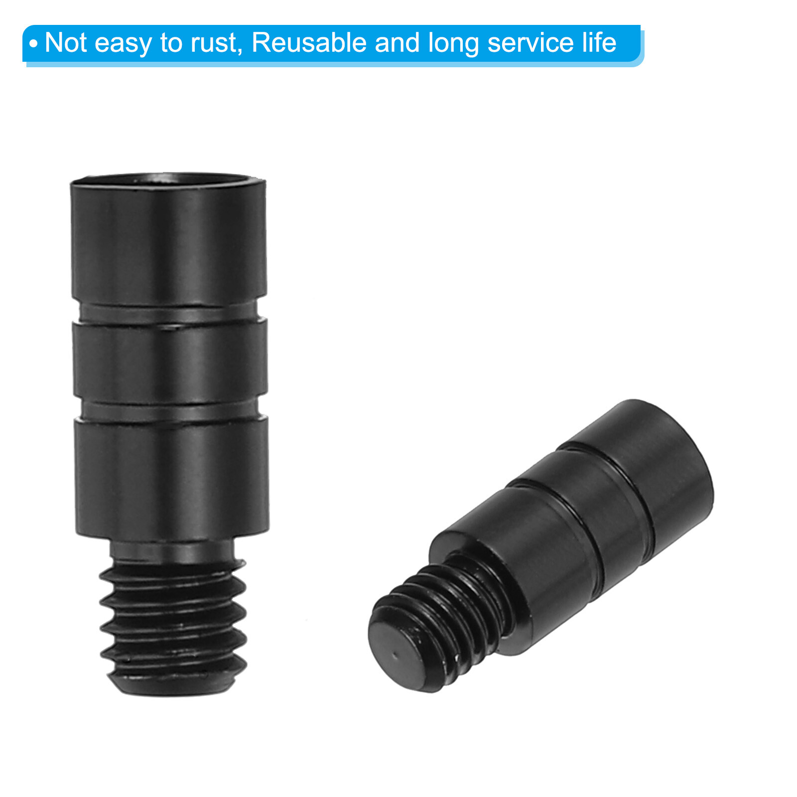 6Pcs Dart Weights 2g Brass Add Accentuator 2BA Thread Black