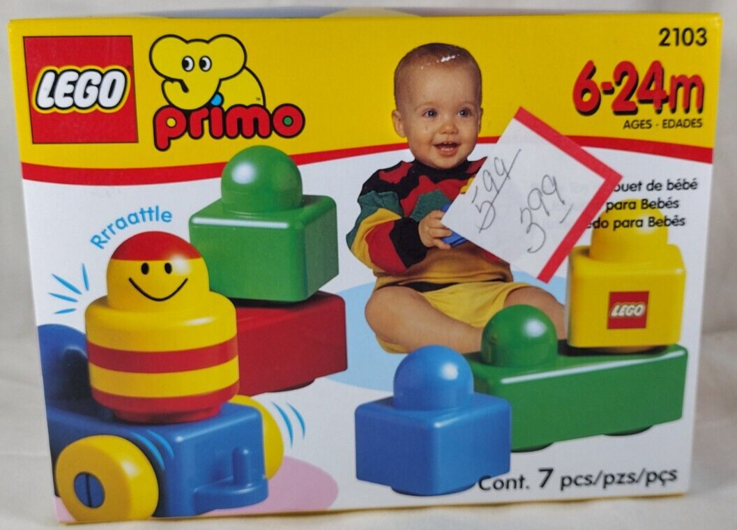 NEW & Sealed - Vintage Lego Box Primo 2103 6 -24m 7 pcs