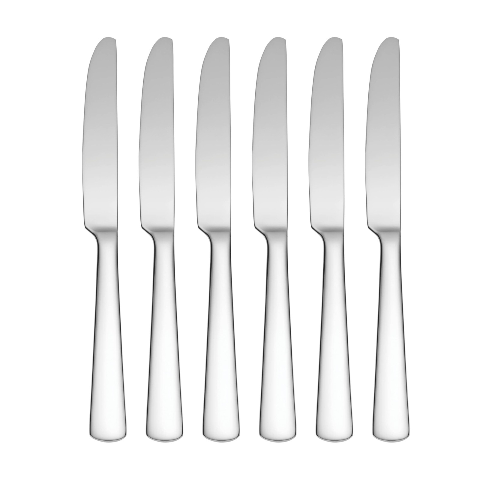 Oneida Aptitude Everyday Flatware Dinner Knives, Set of 6 , 18/0 Silver