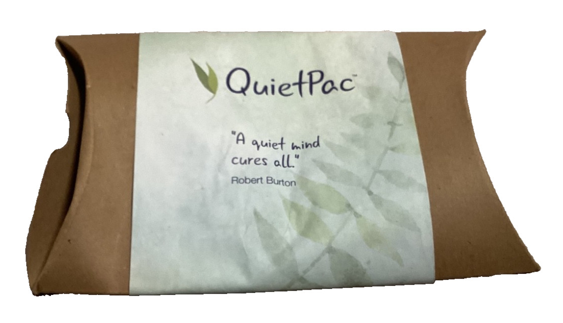 QuietPac Medical Recovery Kit Puzzles Eye Mask Ear Plugs Lip Balm Door Hanger