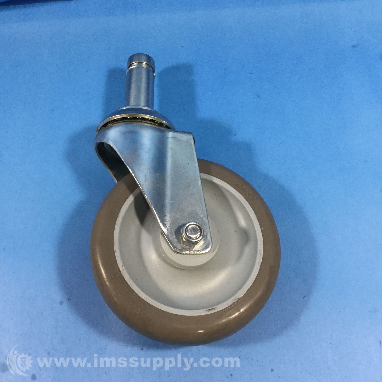 NEXEL Industries 5X11/4 Swivel Stem Caster w/Donut Bumper 8161