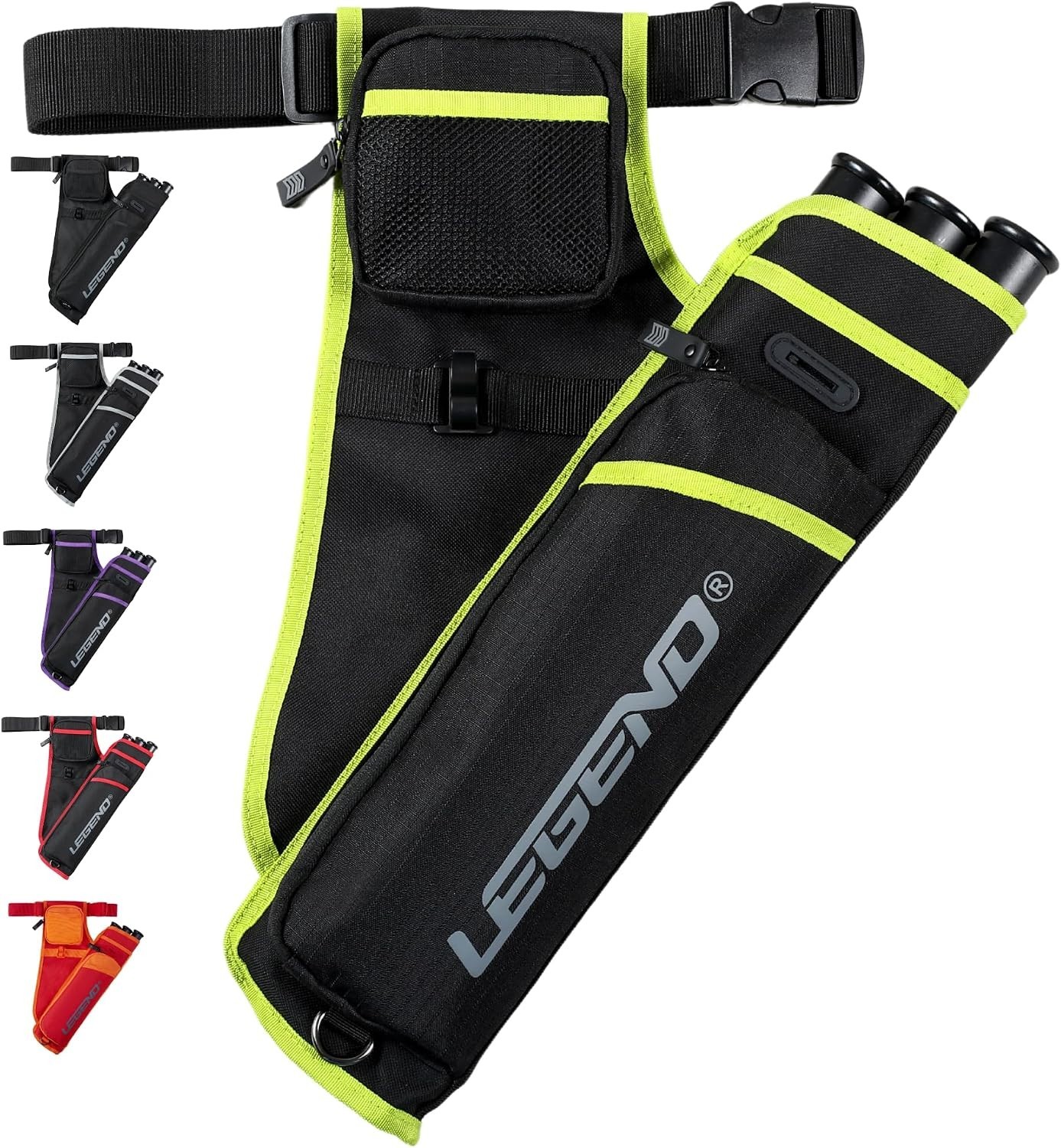 LEGEND First Archery Quiver Case for Arrows - Target Shooting Hip Quivers with