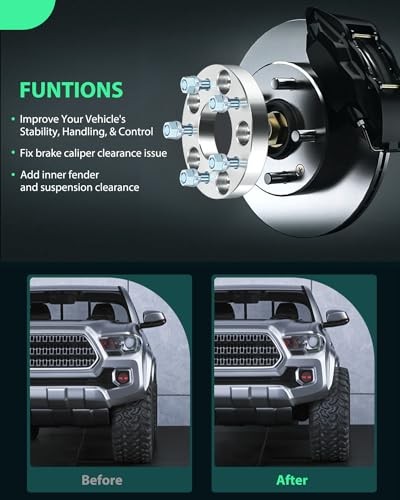 4Pcs 5x5 to 5x4.75 Wheel Adapters 1 inch Thread Pitch 12x1.5 Hub Bore 78.3mm