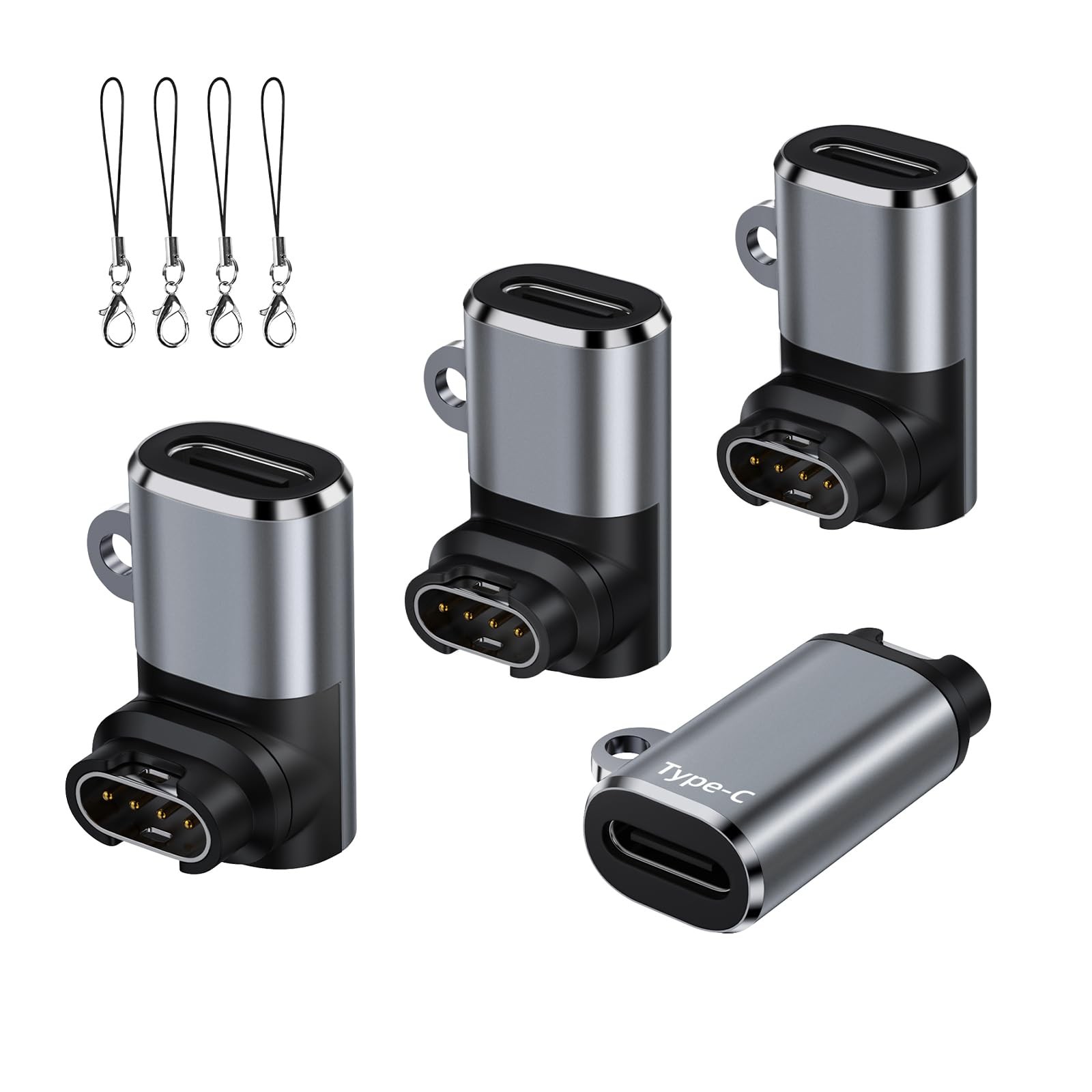 USB C to Garmin Watch Charger Cable Adapter 4Pack,TypeC Garmin Charging Cord ...