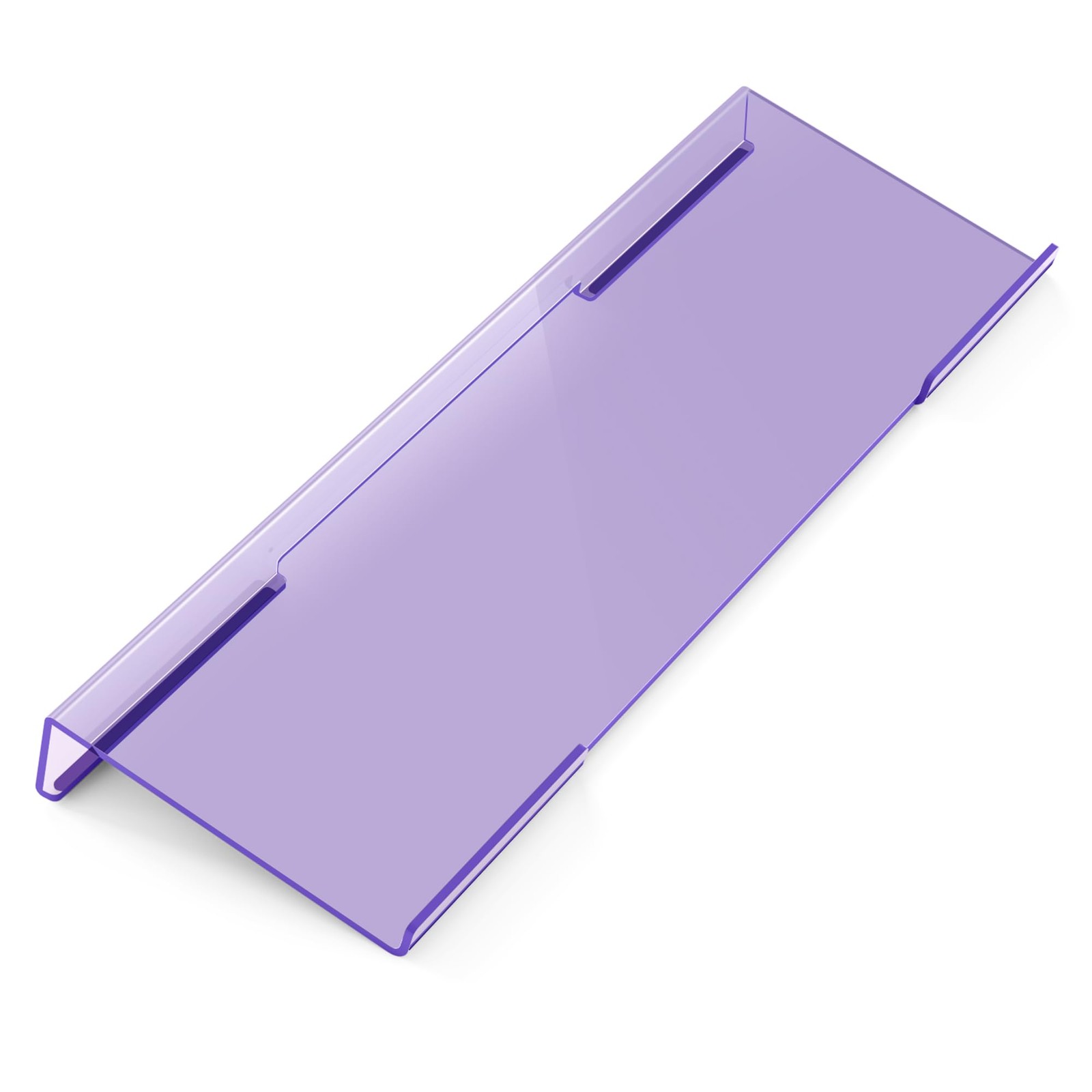Ergonomic Computer Keyboard Stand for Desktop (Clear Purple), Acrylic Keyboar...