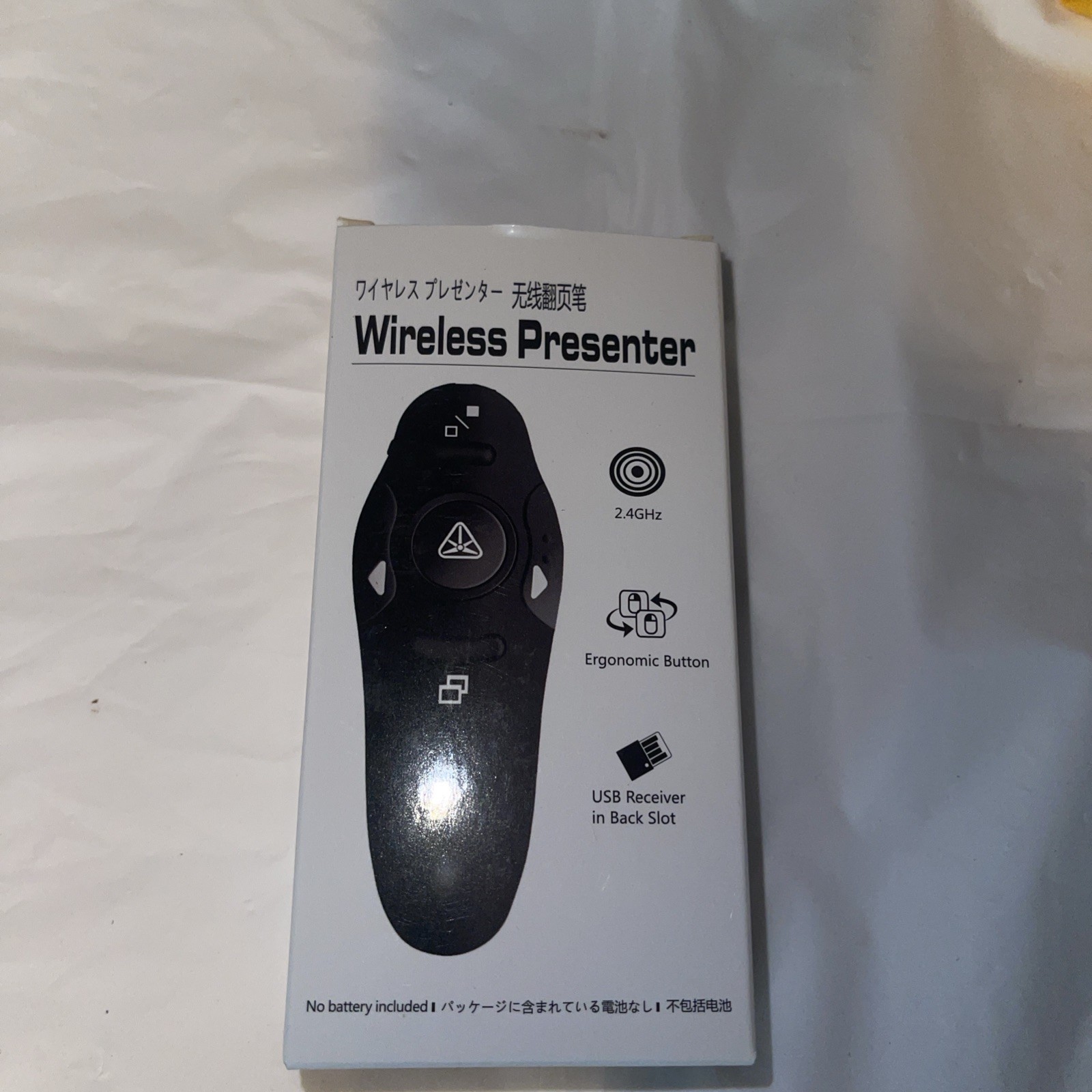 USB PRESENTATION CLICKER w/Laser Pointer 2.4MHz  WIRELESS SKU: D22-BT-US