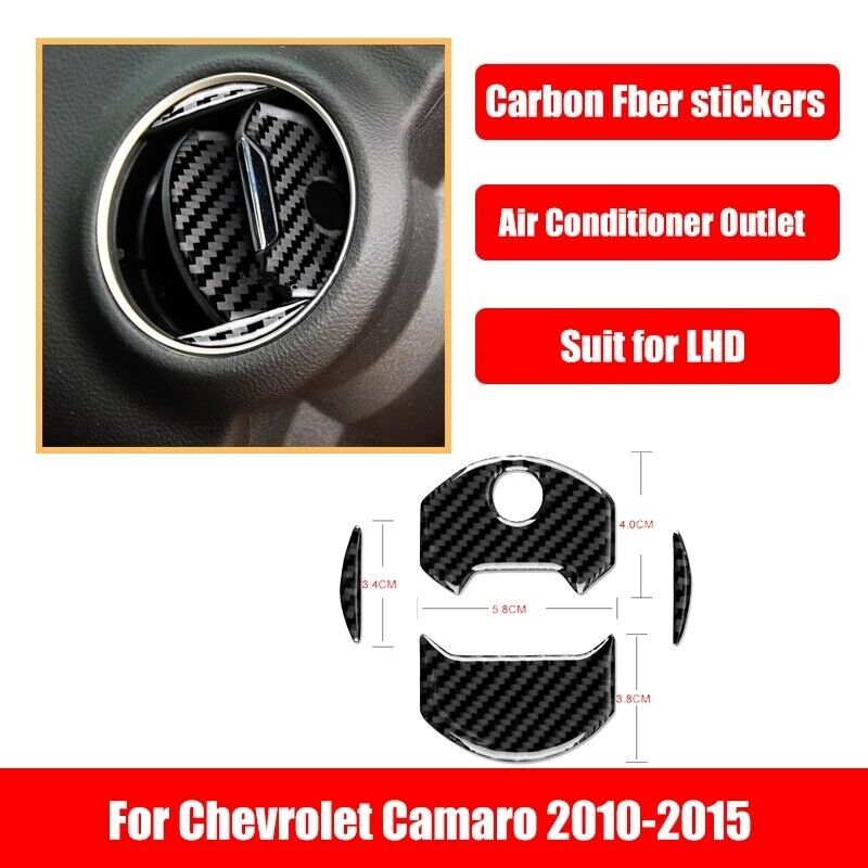 21Pcs For Chevrolet Camaro 2010-2015 Carbon Fiber Full Interior Kit Set Cover