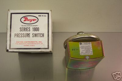 DWYER 1823-5-GC SERIES 1800 PRESSURE SWITCH 125VAC 10 PSI  NEW IN BOX