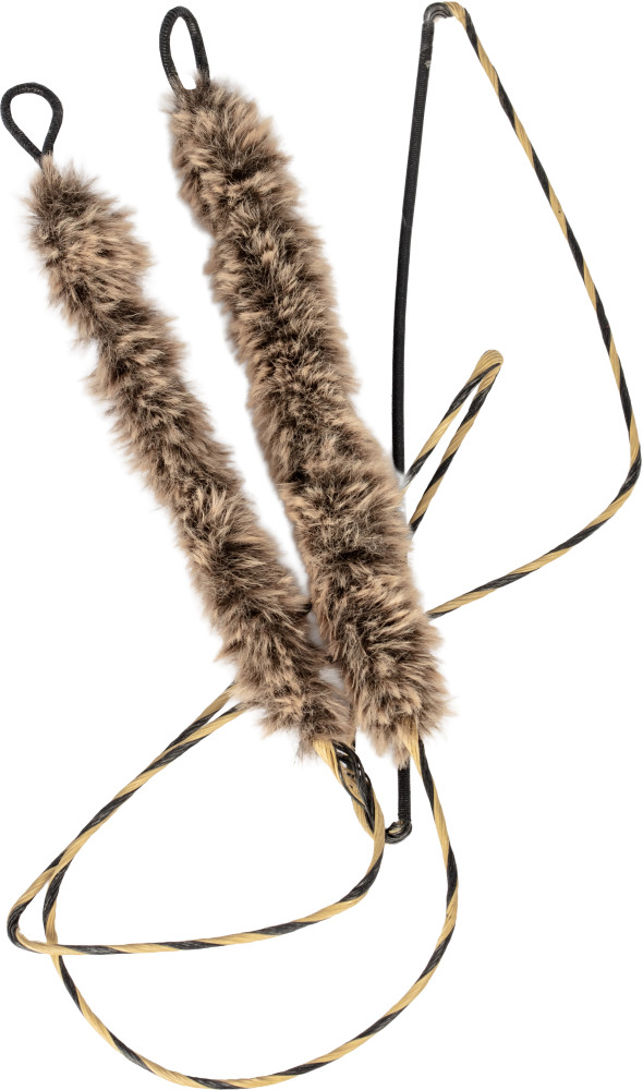 Bear SILENT SHOT STRING, MINK Silencers 62” AMO Black and Buckskin