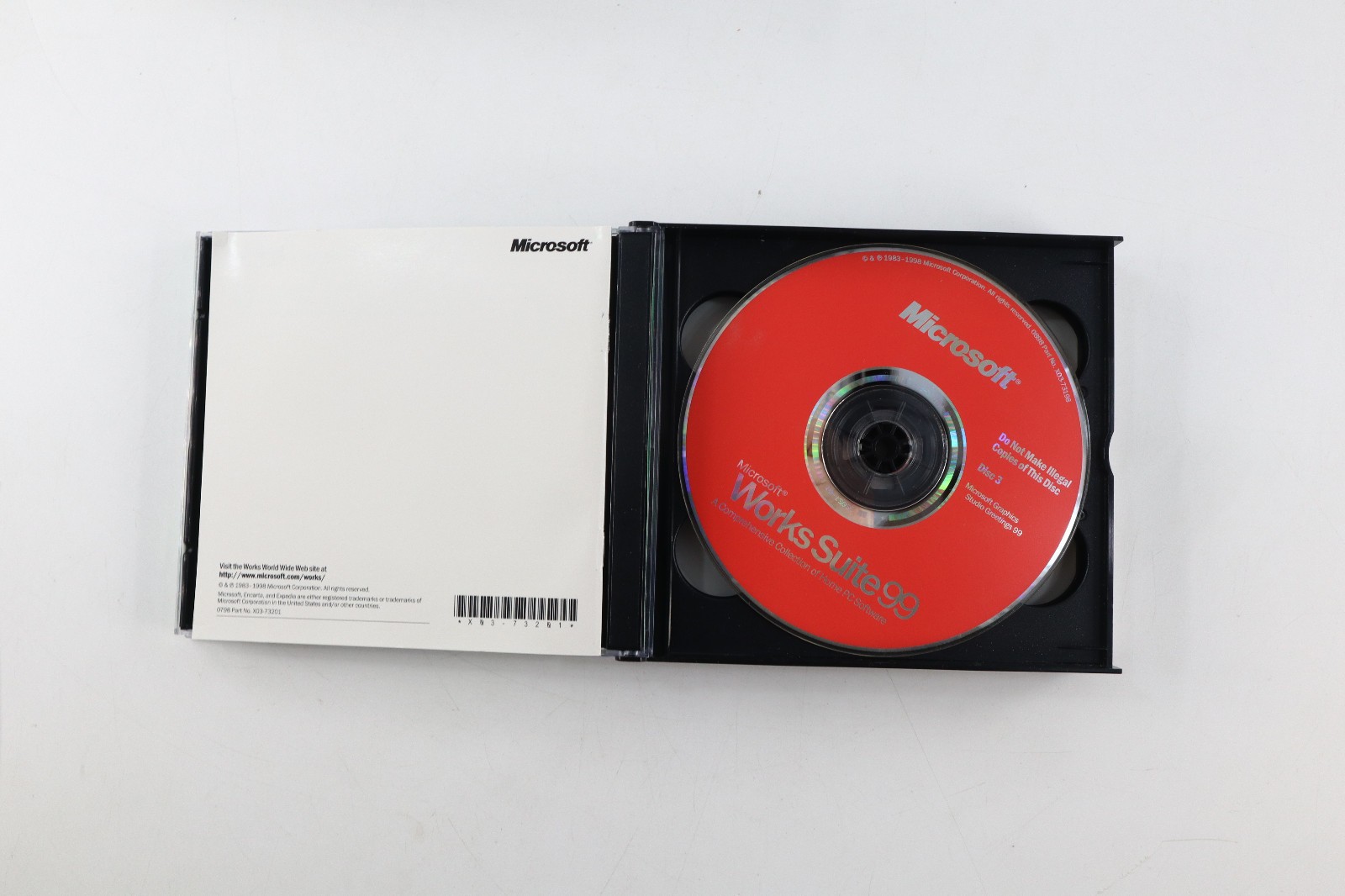 Microsoft Works Suite 99 w/ Product Key Big Box