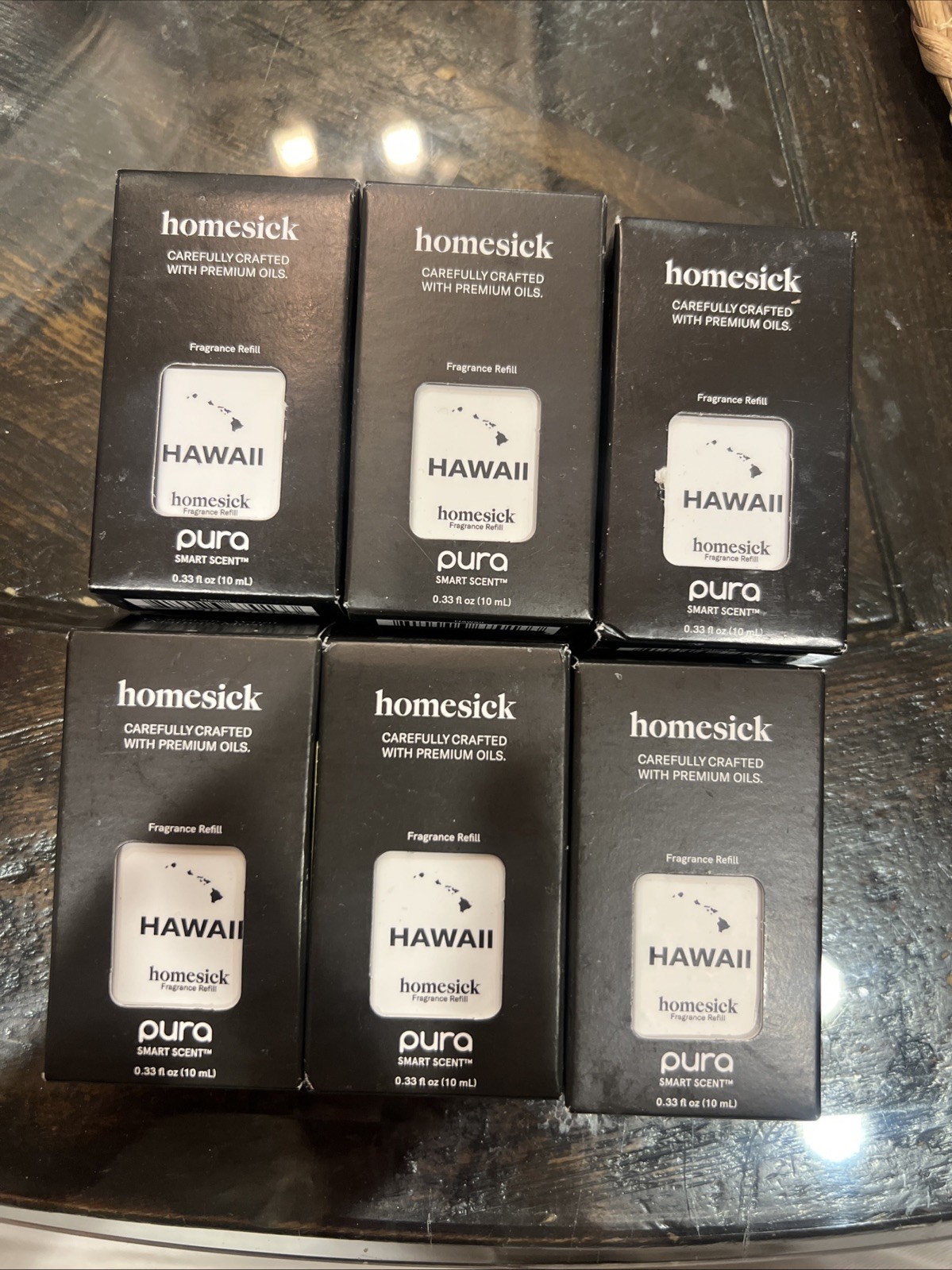 Pura Smart Scent Fragrance Refill Homesick HAWAII Lot Of 6