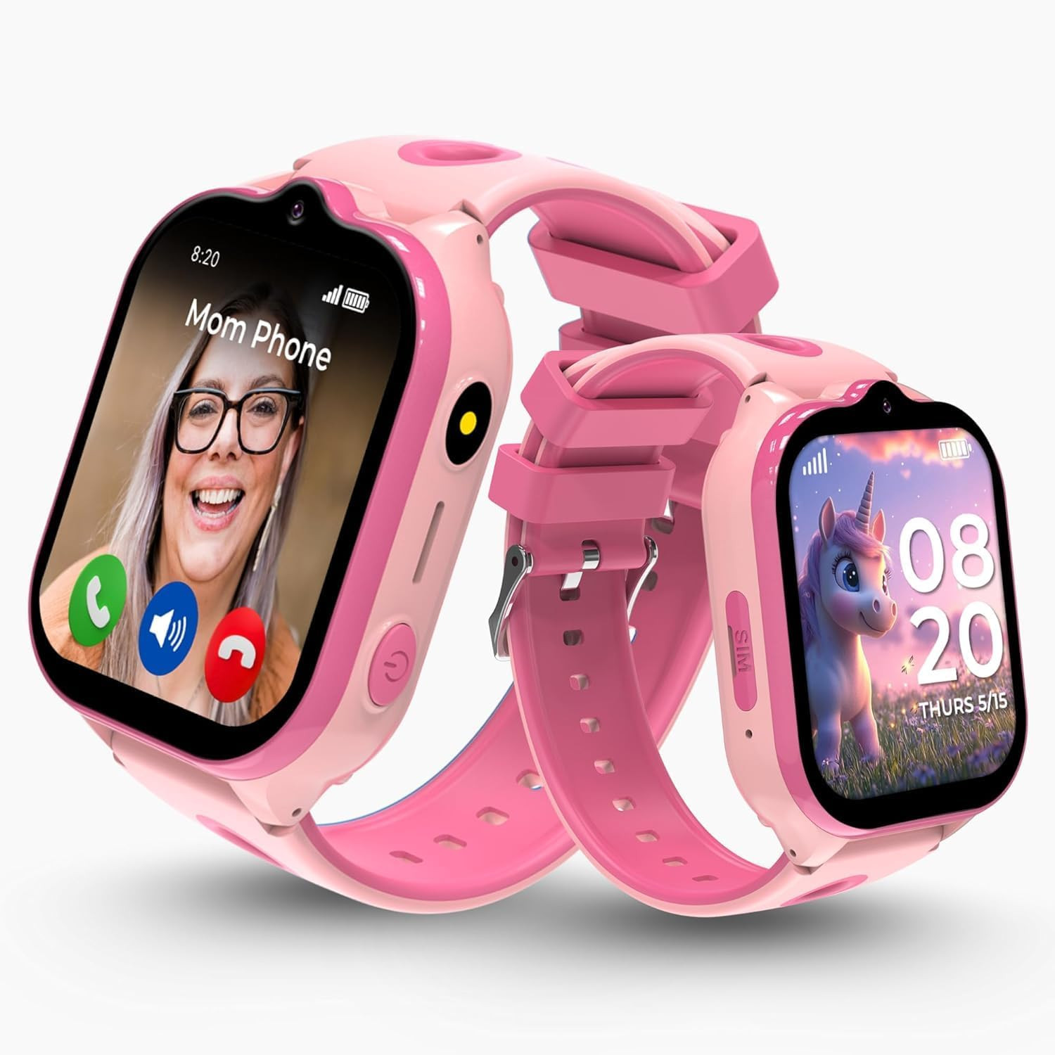 Smart Watch – Best Kid-Safe Phone Watch, Precision Real-Time GPS Tracking, Calls