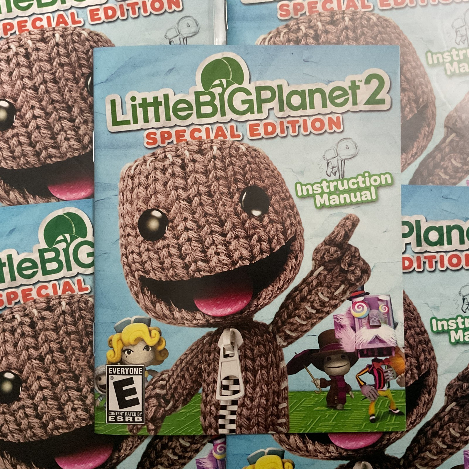 Little Big Planet 2 Special Edition PS3 PlayStation 3 Instruction Manual Only
