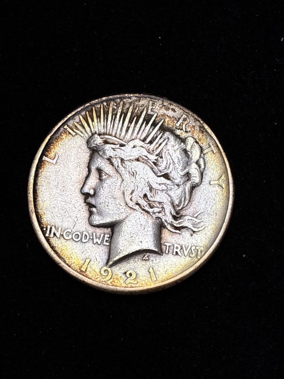 1921 peace dollar high relief
