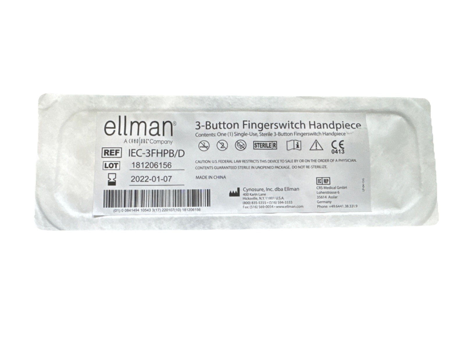 Ellman Pelleve 3-Button Fingerswitch Handpieces  IEC-3FHPB/D