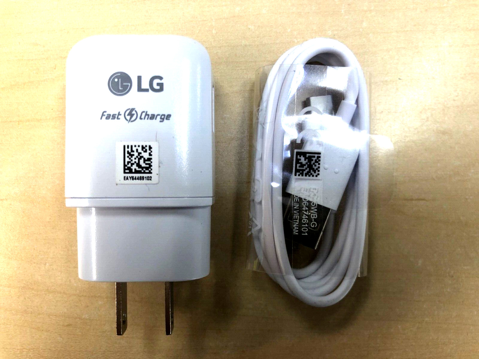 LG Original Quick Wall Charger + LG USB-C Cable For LG V20/V30/V40/50/V60 ThinQ
