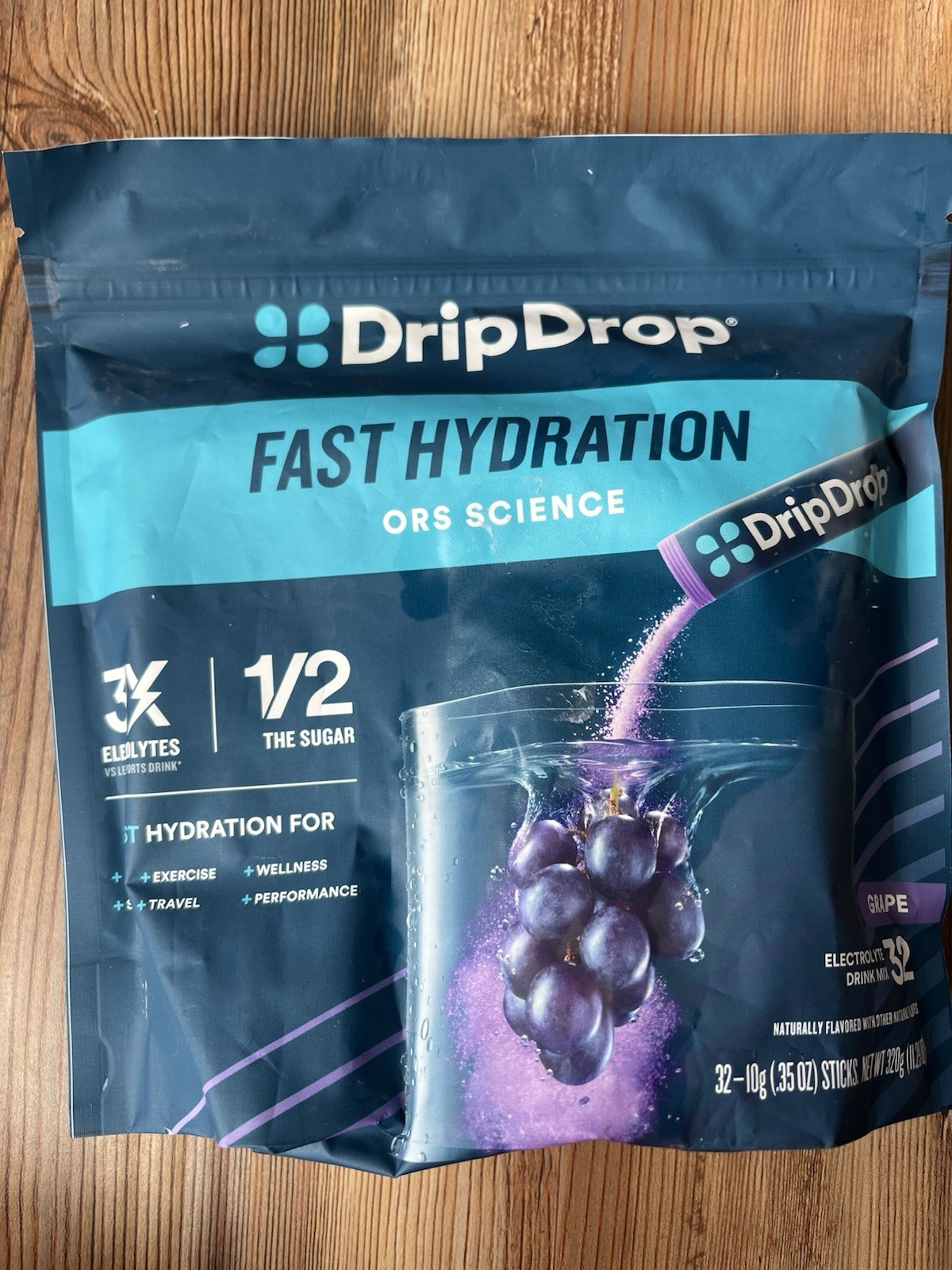 Drip Drop Fast Hydration Grape 32pc