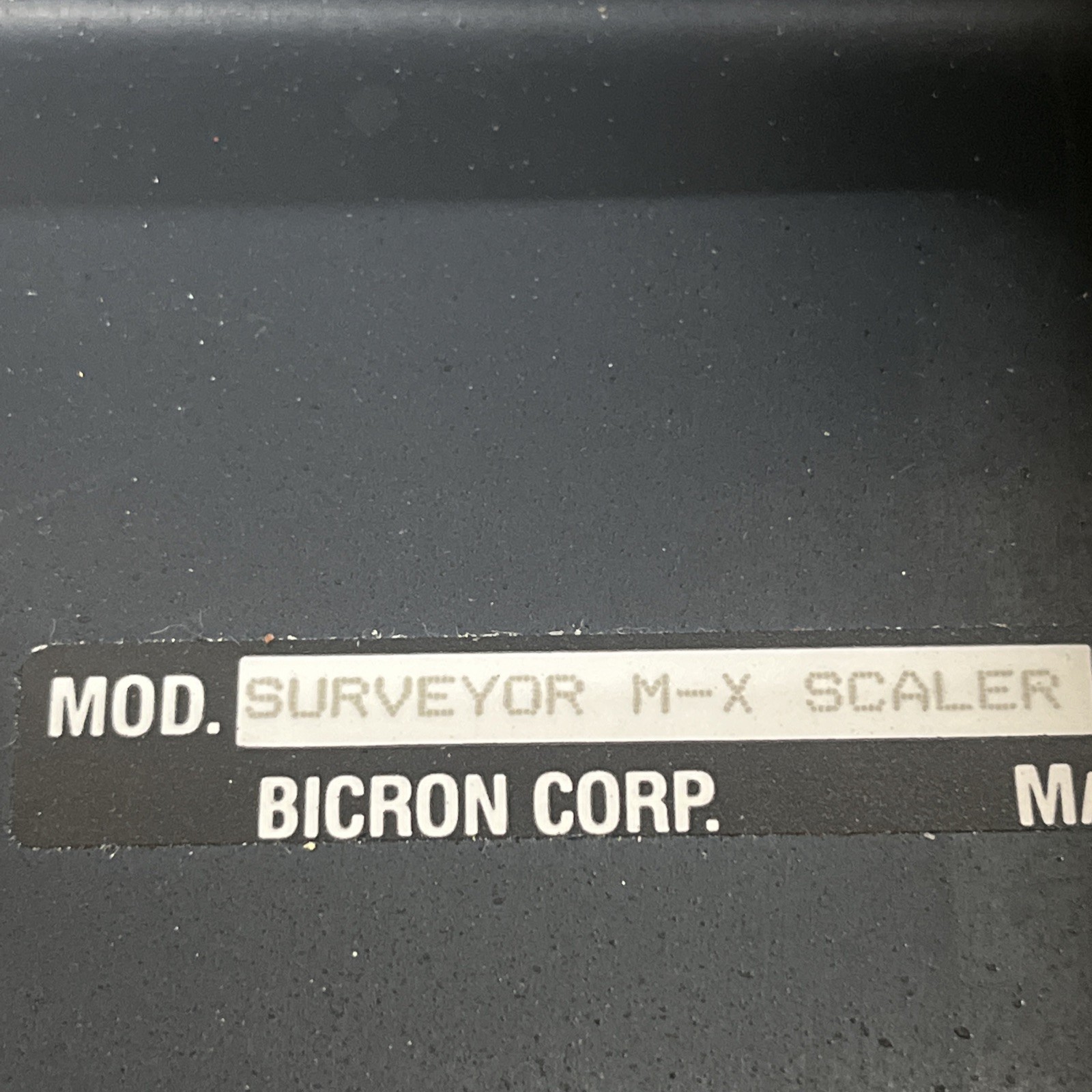 Bicron Surveyor Meter Model MX with Scaler