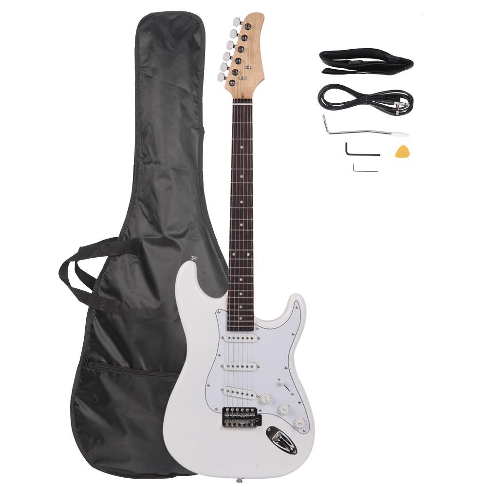 Solid Body Full-Size 39 Inch ST Electric Guitar Basswood School Band Beginner