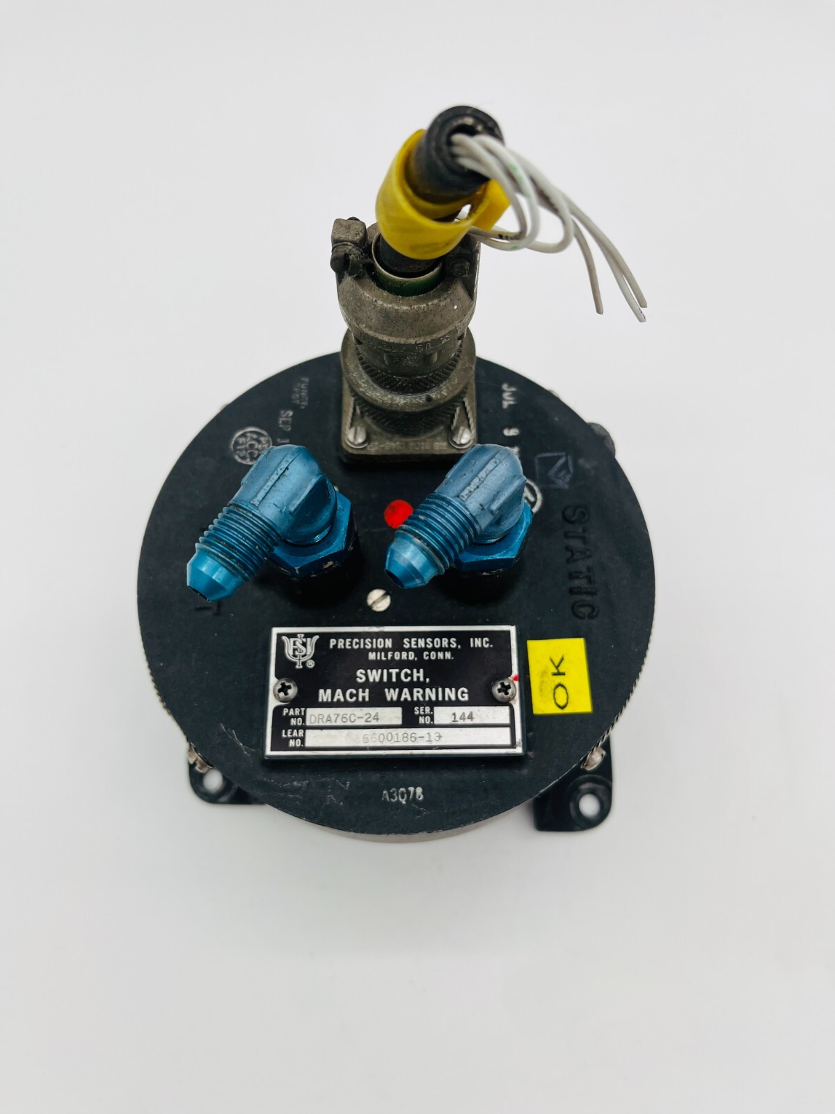Precision Sensors Mach Warning Switch DRA76C-13 (Alt: 6600186-3)
