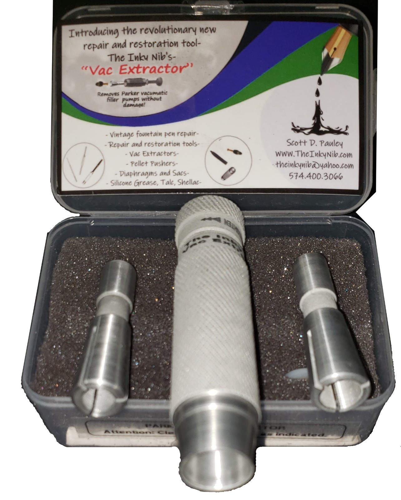 Parker Vac Extractor "Professional" Kit Vacumatic Filler Removal Tool