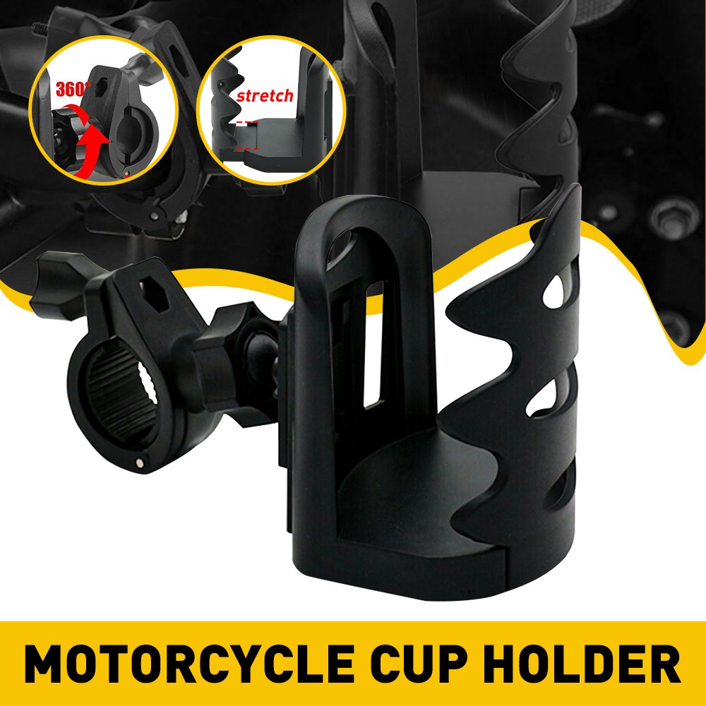 Adjustable Motorcycle Drink Bottle Cup Holder Mount Accessories 17-32mm EPO