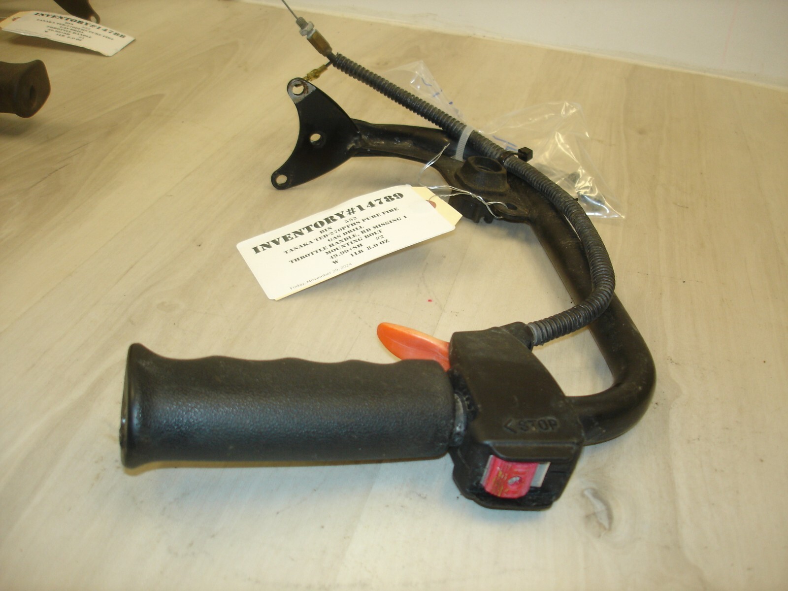 Tanaka ted-270pfhs pure fire   throttle handle gas drill part only bin 552 #4