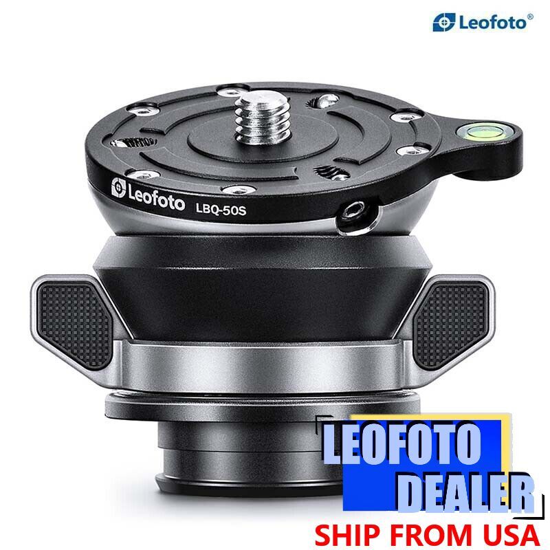 Leofoto LBQ-50S Universal Leveling Base for Tripod LQ series  USA Warranty