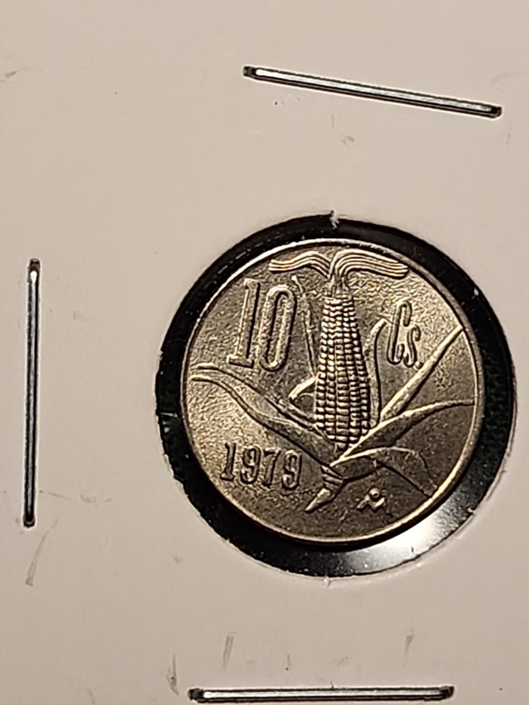 Mexico 10 Centavos Coin | Eagle | Corn ear | 1979 | Mazorca